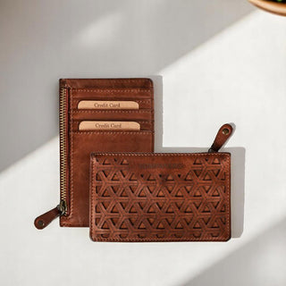Kaleido - The Card Holder -Cognac