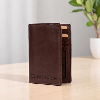 Maddox - The Passport Wallet -Dark Brown