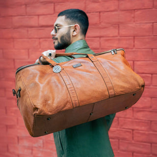 John - The Travel Bag -Cognac