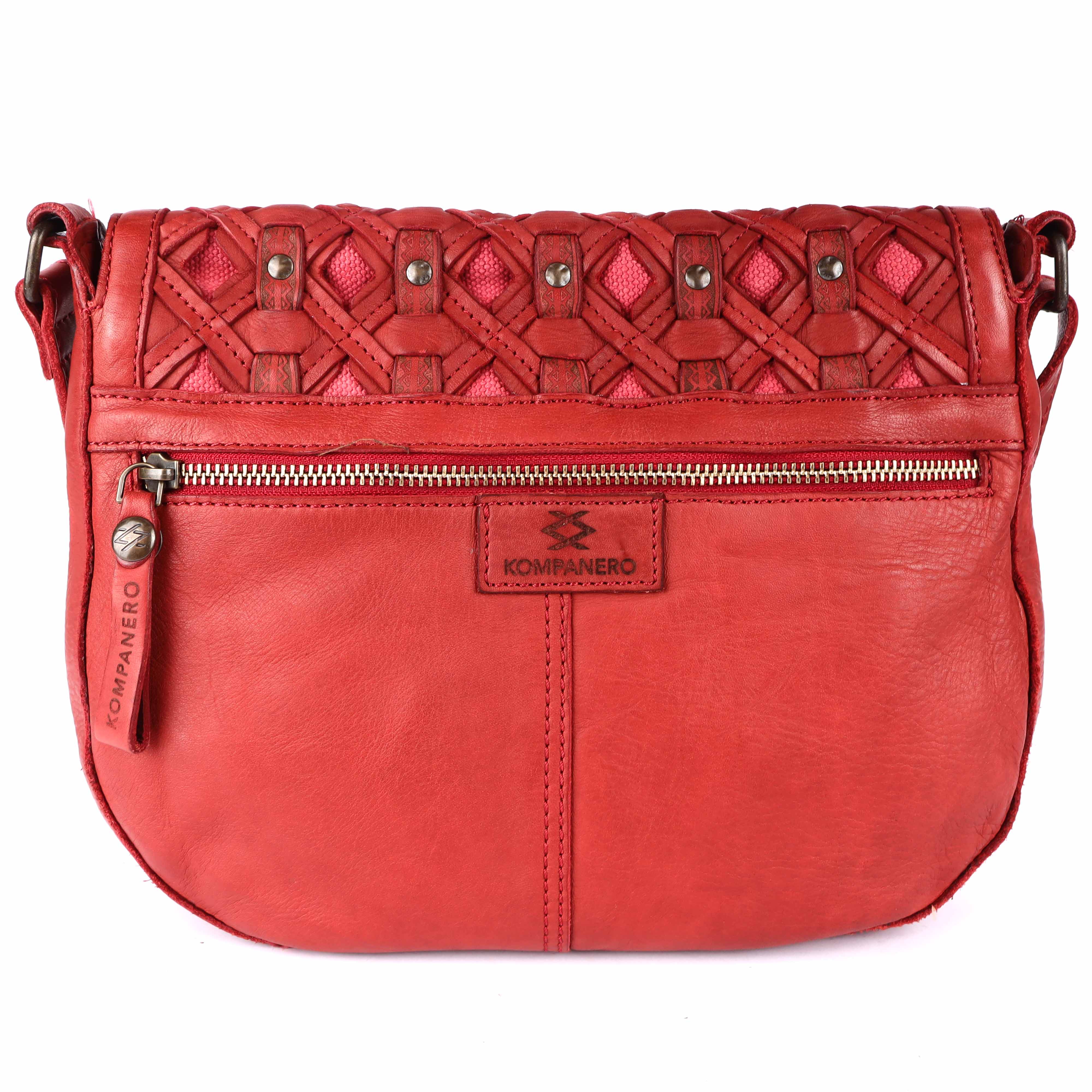 Gianni Bini Red Leather Crossbody Purse Flap Purse | Leather crossbody purse,  Purses crossbody, Leather crossbody