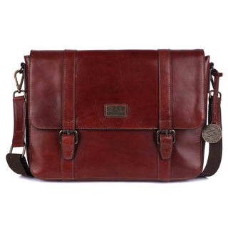 Roma - The Laptop Bag - 14 Inch - Cognac