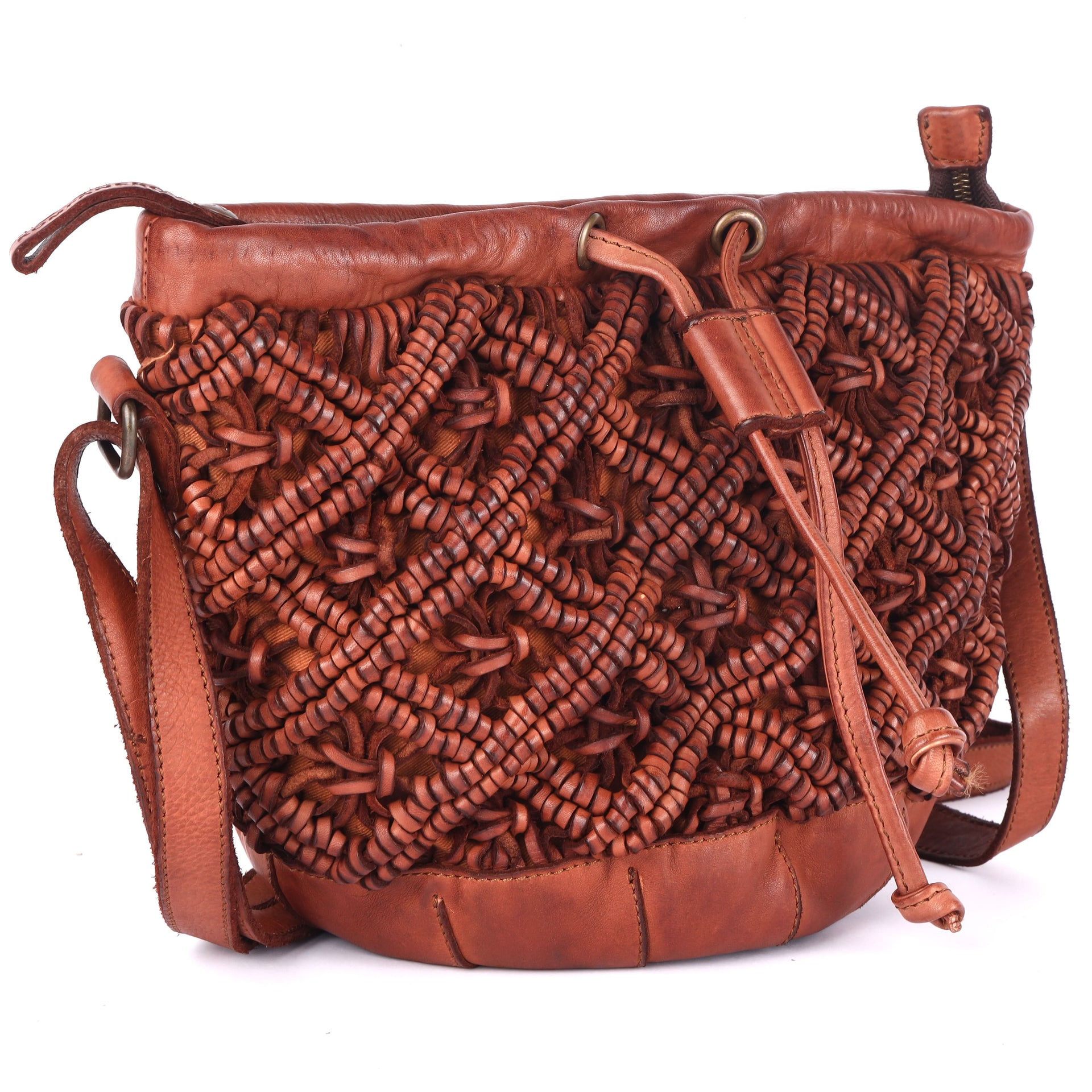 Macrame-Round Slingbag