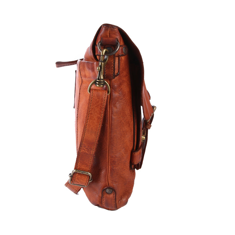 Flipkart.com | RSN Vintage Genuine Brown Leather Office Messenger Bag  Messenger Bag - Messenger Bag
