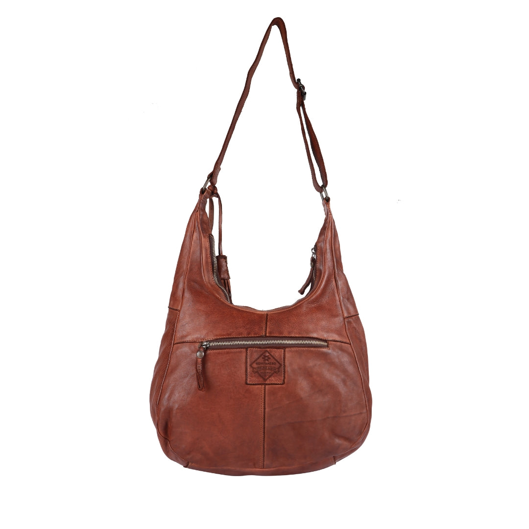 Quien - Plain Drawstring Nylon Hobo Bag | YesStyle