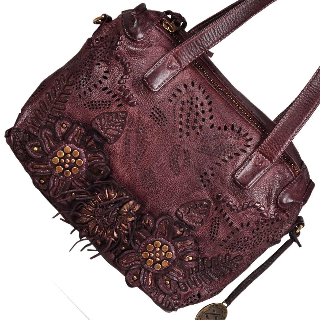 Justin West Tooled Laser Cut Leather Floral India | Ubuy
