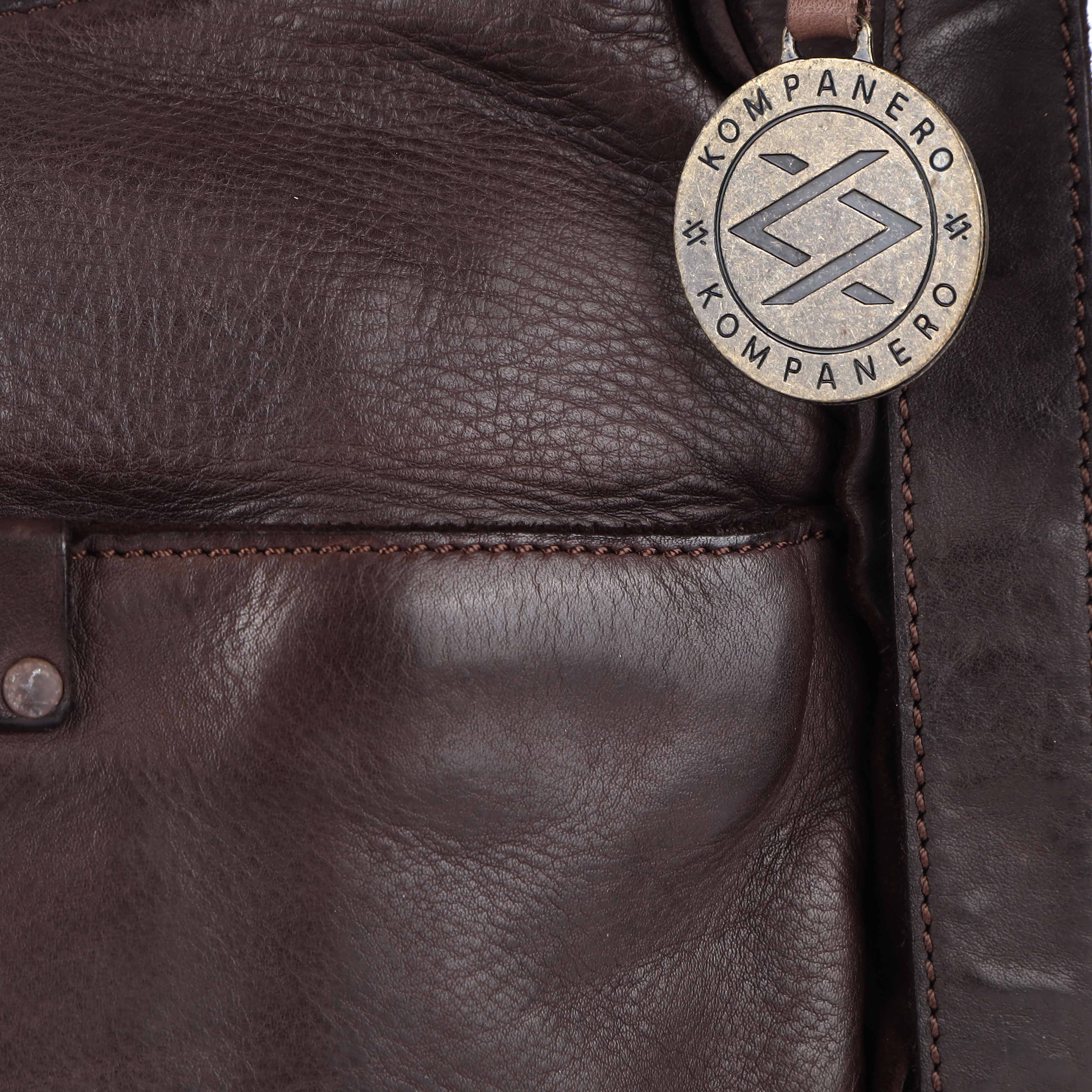 Medium Wax Leather Hobo Bag - Black – Da Milano