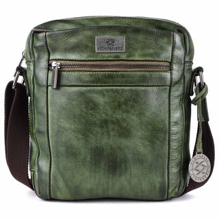 Buy KOMPANERO Genuine Leather Women's Handbag(B-10693-COGNAC) at