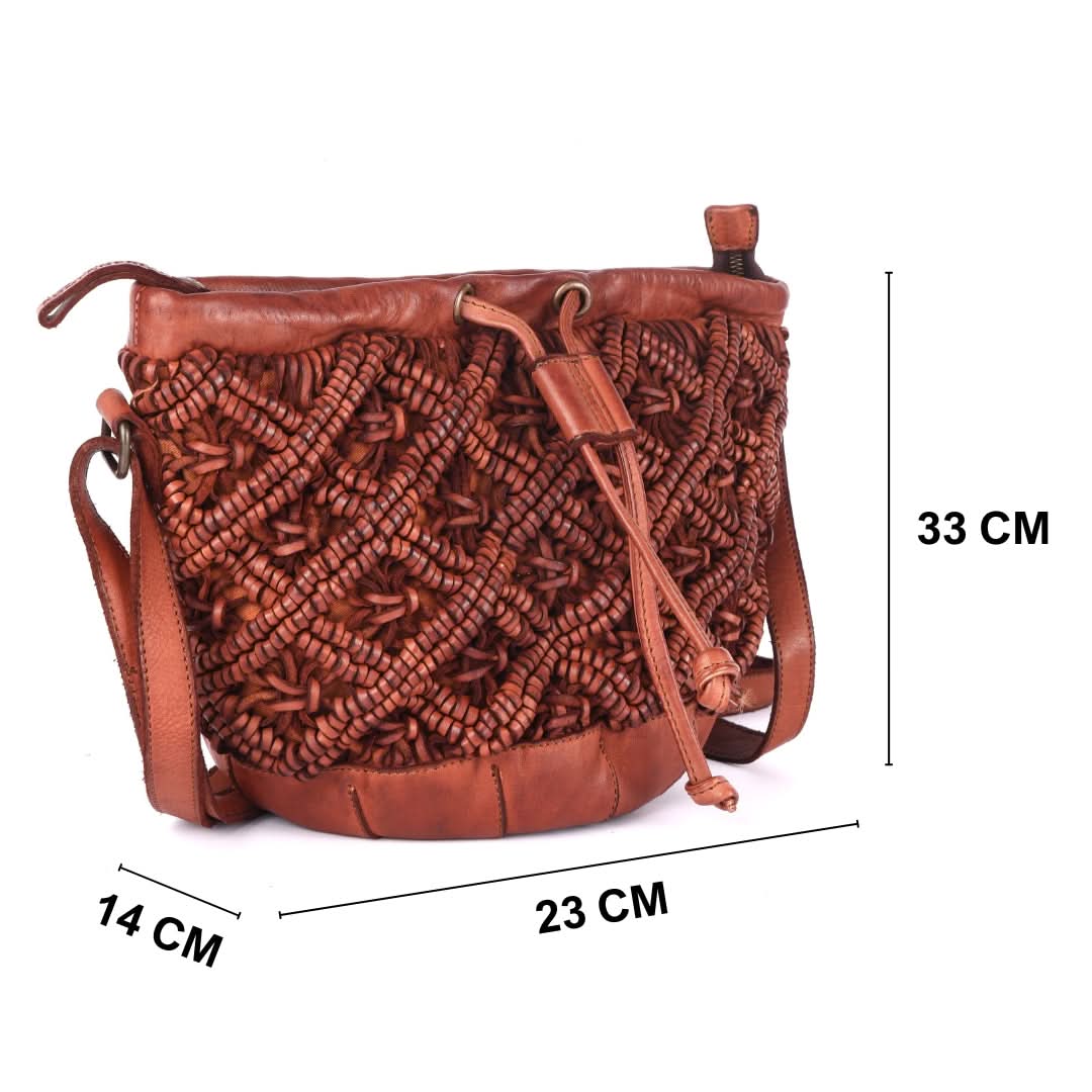 Macrame-Round Slingbag