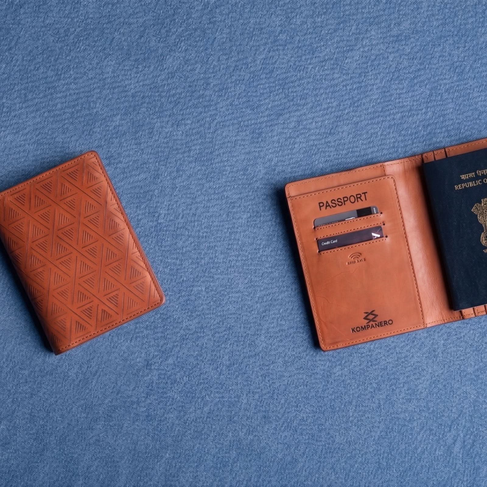 Chevron Passport Wallet